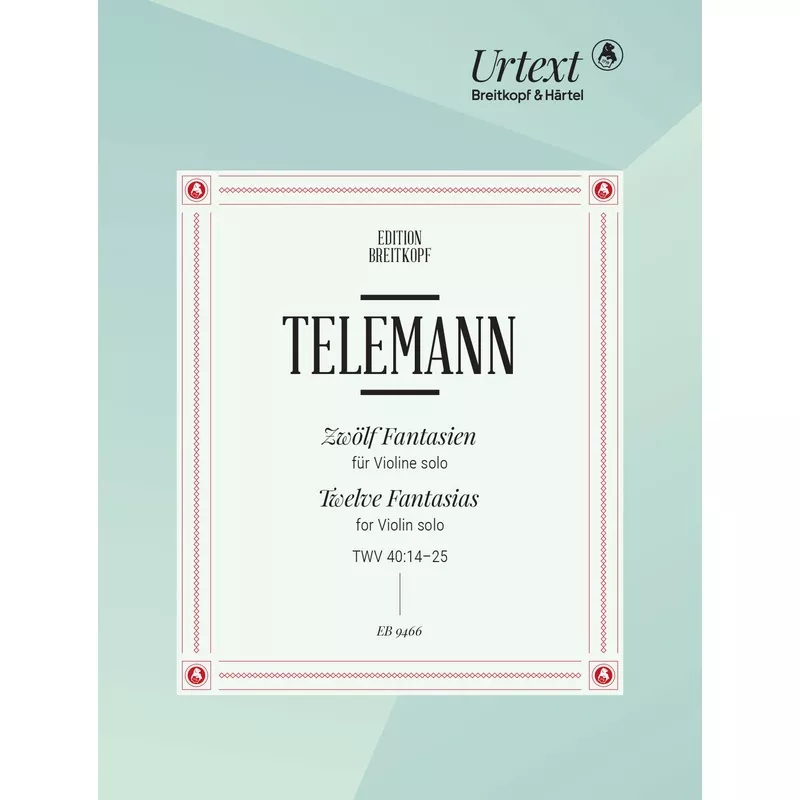 12 Fantasias TWV 40:1425 | Telemann, Georg Philipp
