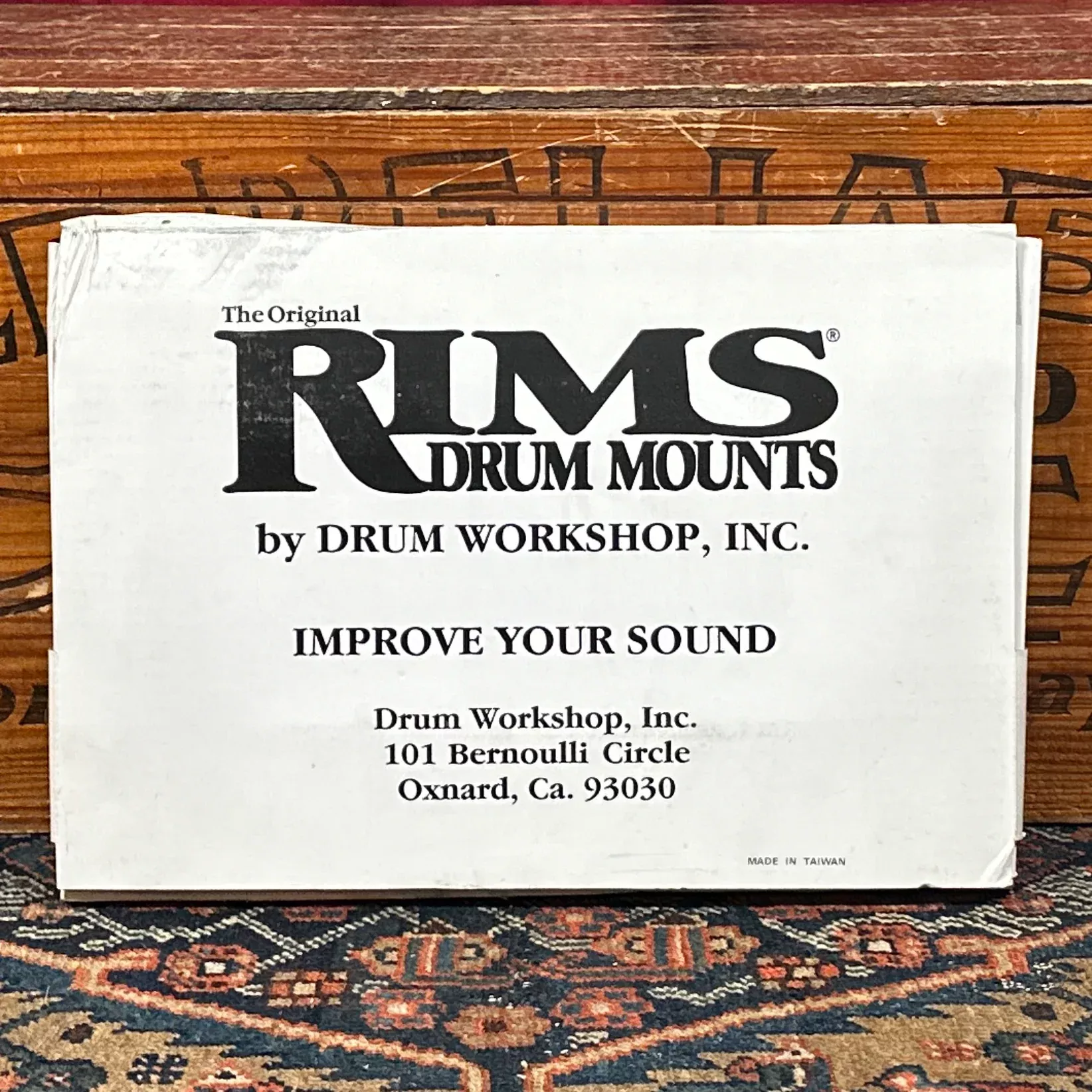 13-6-lug-drum-workshop-rims-suspension-tom-mount-dw-nos 13" 6-Lug Drum Workshop RIMS Suspension Tom Mount DW NOS