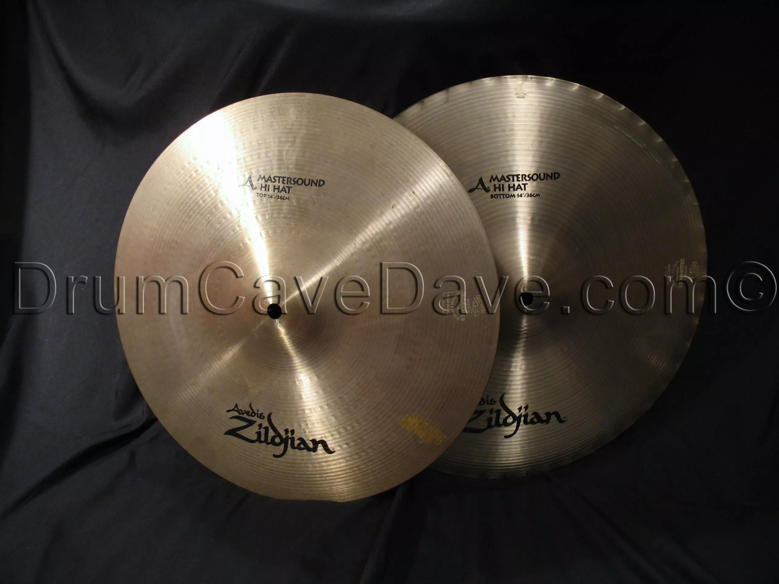 14-zildjian-series-mastersound-hi-hat-cymbals-excellent-demo-video 14″ ZILDJIAN A series MASTERSOUND HI HAT CYMBALS, EXCELLENT, DEMO VIDEO!