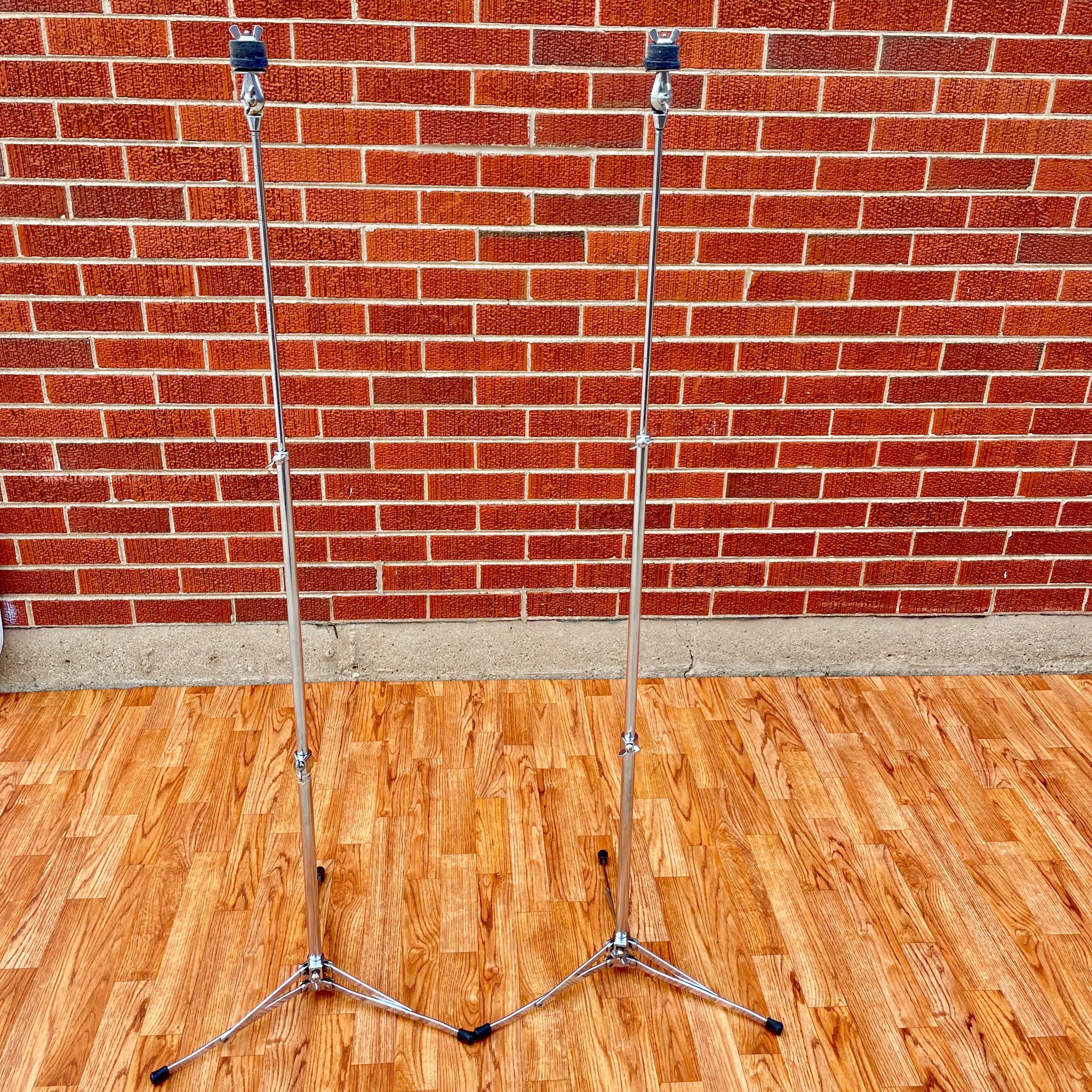 1960s Ludwig 1400 Flat Base Straight Cymbal Stand Pair (2 pcs.)