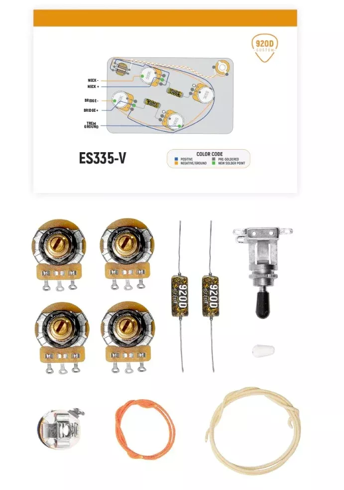 920d-custom-es335-v-vintage-wiring-harness-diy-kit 920D Custom ES335-V Vintage Wiring Harness DIY Kit