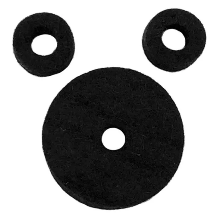 Ahead Jet Black Pack Hi-Hat Cymbal Felts 3-Pack AWFJBHH