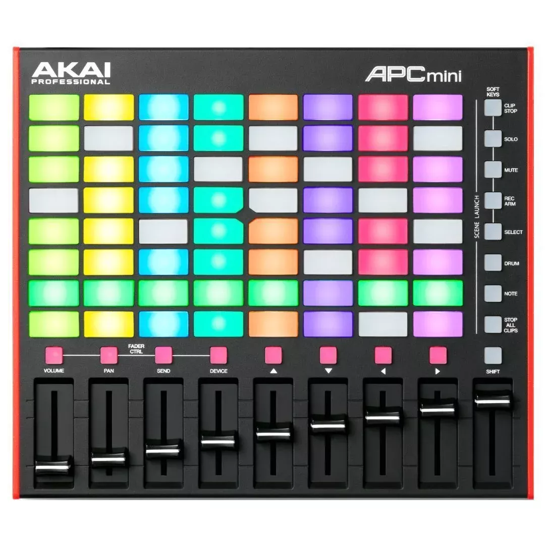 akai-professional-apc-mini-mk2-usb-ableton-midi-pad-controller Akai Professional APC Mini MK2 USB Ableton MIDI Pad Controller