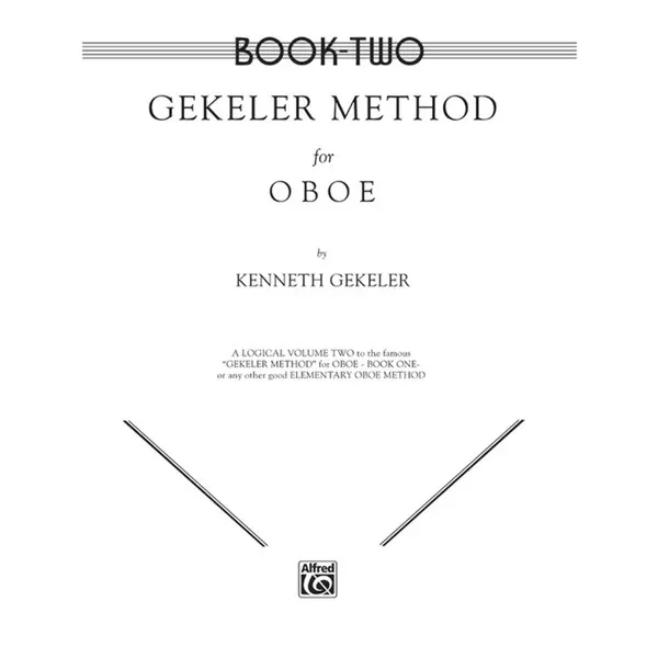 ALFRED 00EL00095 Gekeler Method for Oboe - Book 2