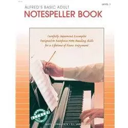 Alfred's Basic Adult Piano Course: Notespeller Book 1