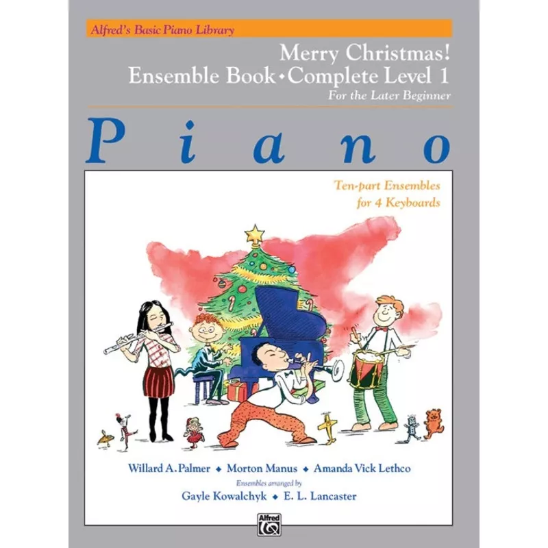 alfred-s-basic-piano-library-merry-christmas-ensemble-complete-book-1-1a-1b Alfred’s Basic Piano Library: Merry Christmas! Ensemble, Complete Book 1 (1A/1B)