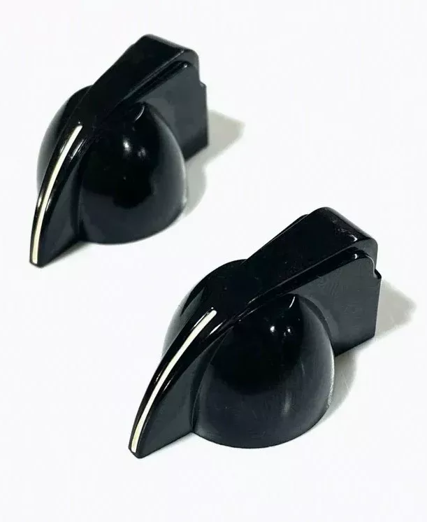 Allparts PK-0173-023 Chicken Head Pointer Knobs - Set of 2 - Black