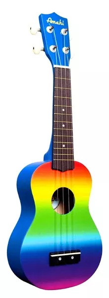 amahi-dduk1-soprano-ukulele-w-bag-gradient-rainbow Amahi DDUK1 Soprano Ukulele w/ Bag (Gradient Rainbow)