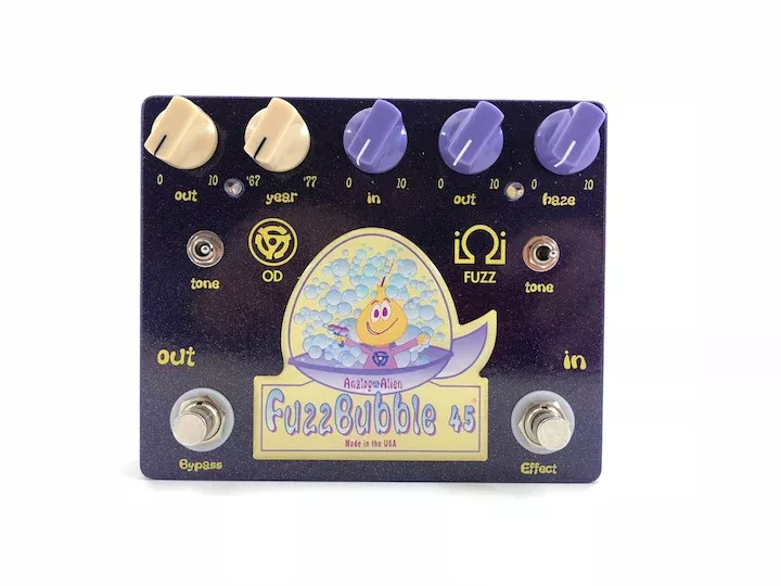 analog-alien-fuzzbubble-45-overdrive-fuzz-pedal Analog Alien FuzzBubble-45 Overdrive/Fuzz Pedal