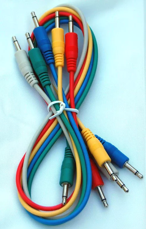 Analogue Systems 3.5mm Patchcord 18 inch 5-pack (colors)