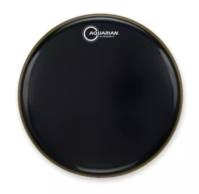 Aquarian 10'' Hi-Frequency Video Gloss Black Drumhead