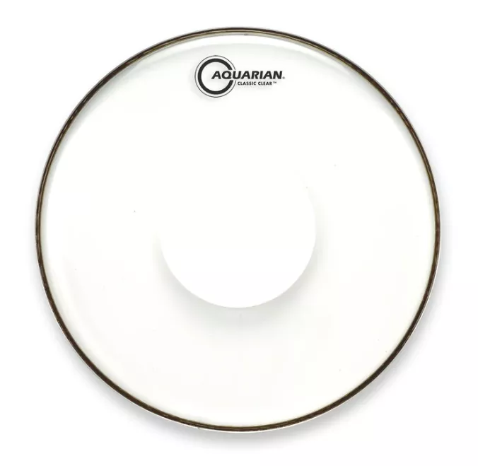 Aquarian 12'' Classic Clear w/Power Dot Drumhead