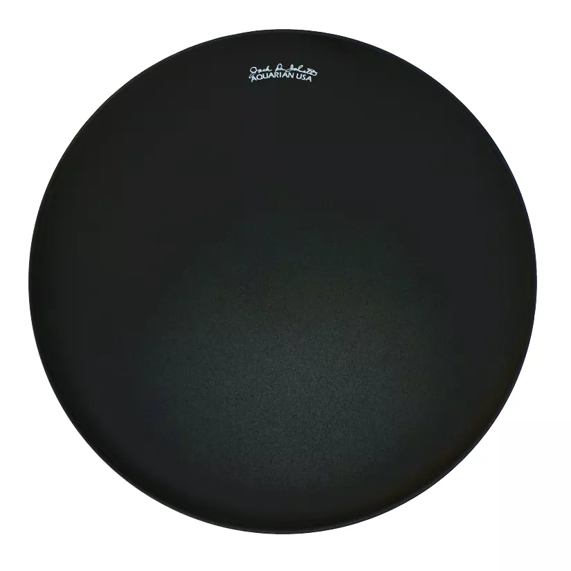 Aquarian 12" Jack DeJohnette Black JD Texture Coated 10mil Single Ply Drumhead