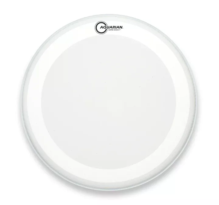 Aquarian 16" Superkick II Coated w/ Tom Hoop
