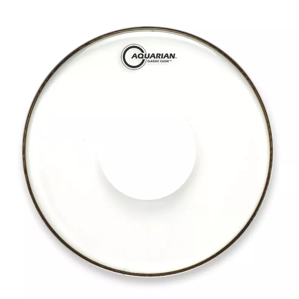 Aquarian CCPD28B 28" Classic Clear w/Power Dot