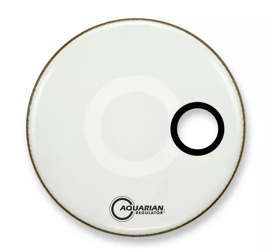 Aquarian Drumheads - Regulator RSM Offset Hole Gloss White