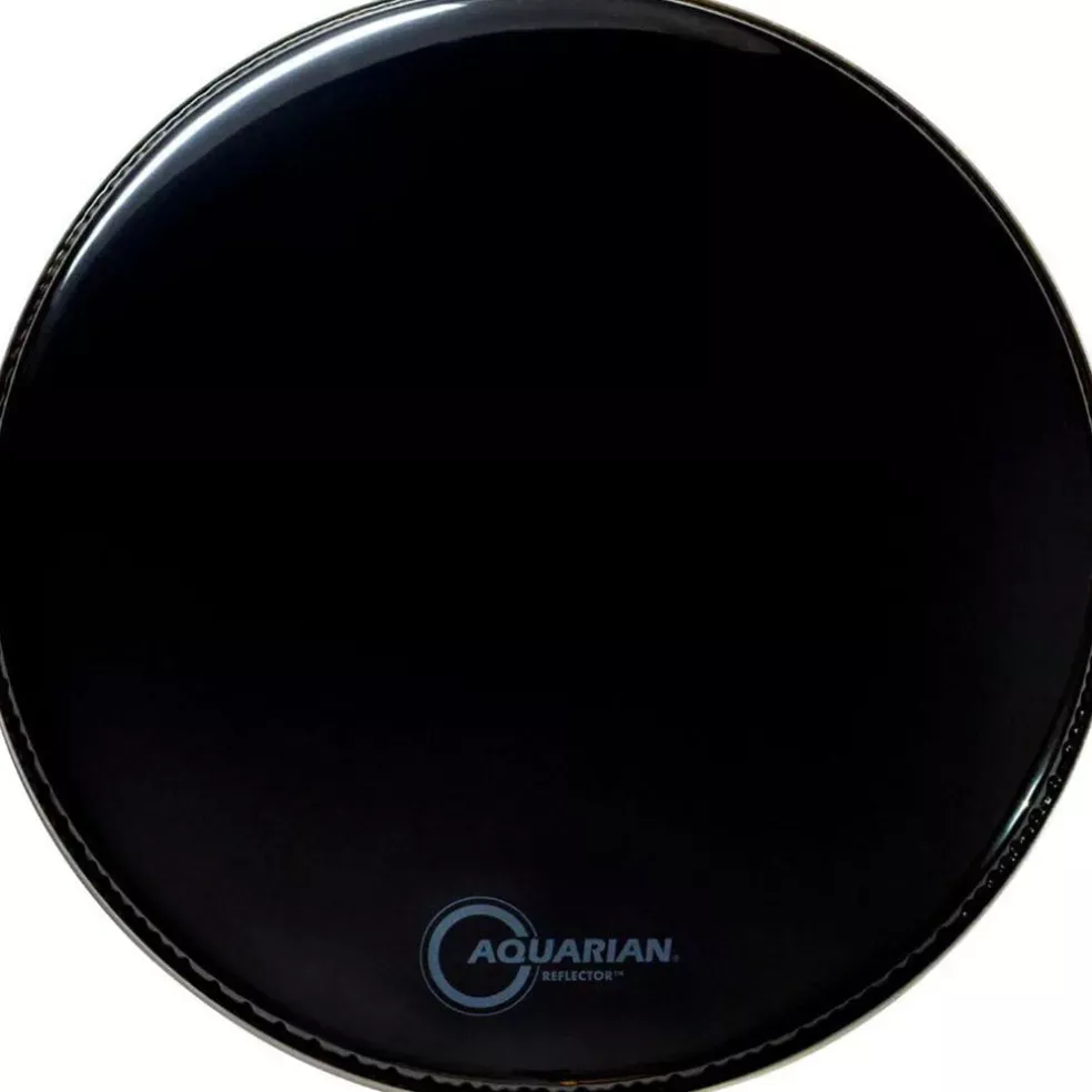 Aquarian REF16B 16" Reflector BK Mirror Bass Drum