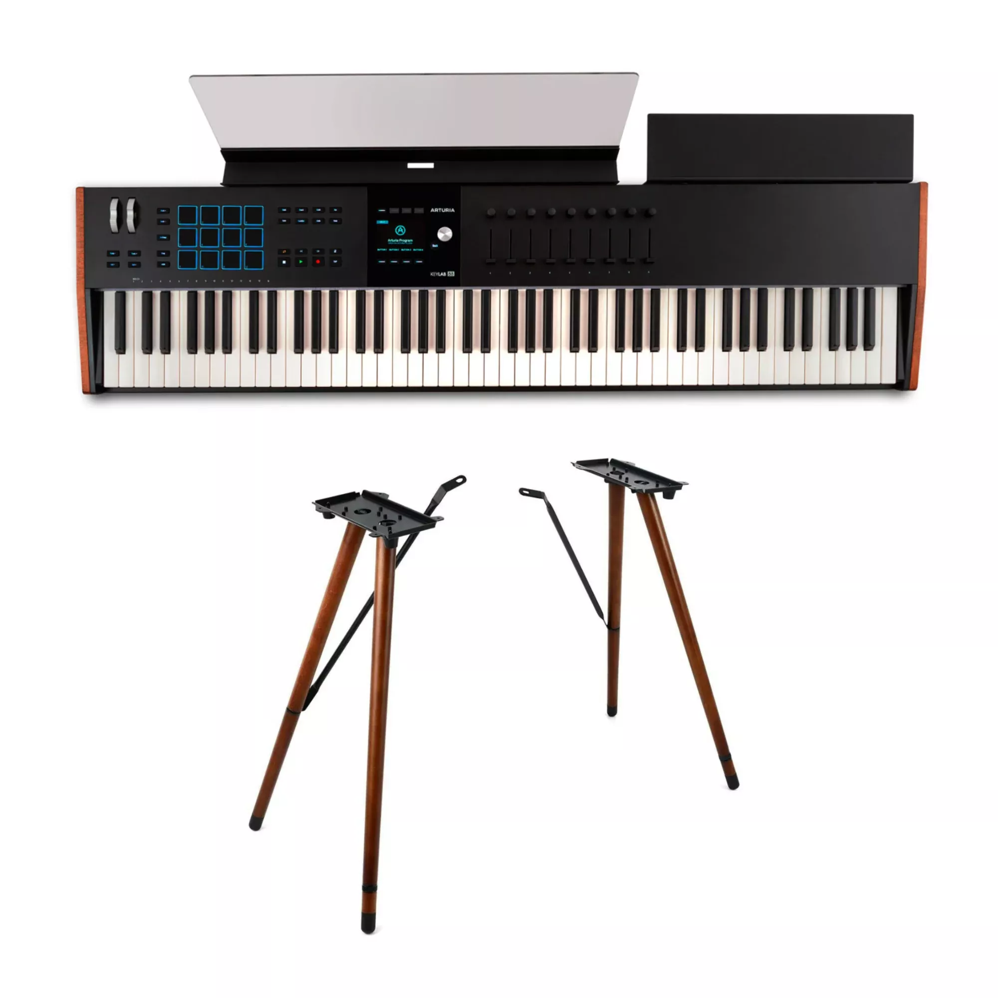 arturia-keylab-88-mk3-88-key-weighted-black-keyboard-controller-bundle Arturia KeyLab 88 mk3 88 Key Weighted Black Keyboard Controller Bundle