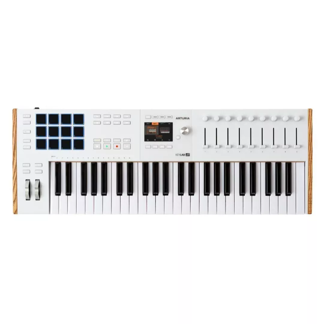 Arturia KeyLab Mk3 49 Keyboard Controller (White)