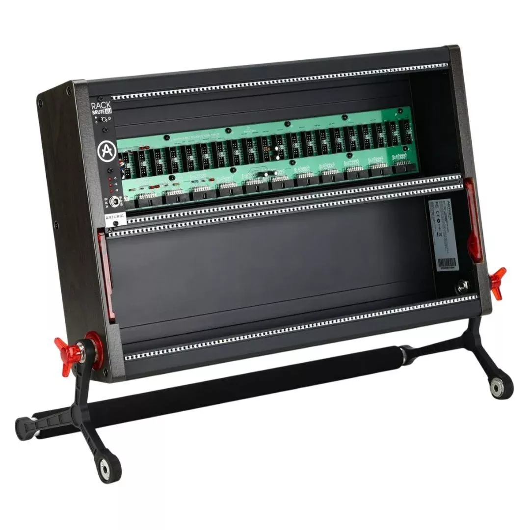 Arturia RackBrute 6U Eurorack Case Enclosure with Power Supply, Noir (Black)