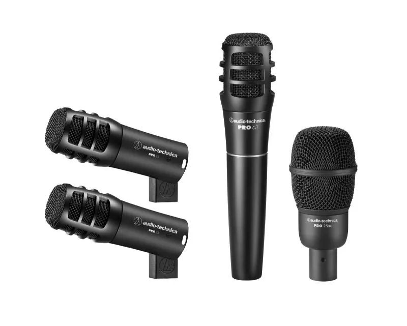 Audio-Technica PRO SERIES DRUM KIT - 4 PIECE Drum Mic Pack