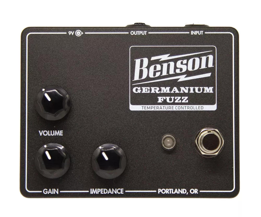 benson-amps-germanium-fuzz-pedal-studio-black Benson Amps Germanium Fuzz Pedal - Studio Black