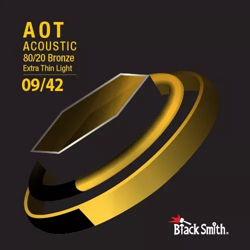 black-smith-coated-80-20-bronze-acoustic-electric-guitar-strings-aot Black Smith - Coated 80/20 Bronze Acoustic Electric Guitar Strings AOT