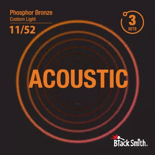 black-smith-phosphor-bronze-acoustic-guitar-strings-3-pack Black Smith - Phosphor Bronze Acoustic Guitar Strings - 3 Pack