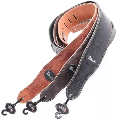 black-smith-veg-tanned-pull-up-leather-stiched-strap Black Smith - Veg Tanned Pull Up Leather Stiched Strap
