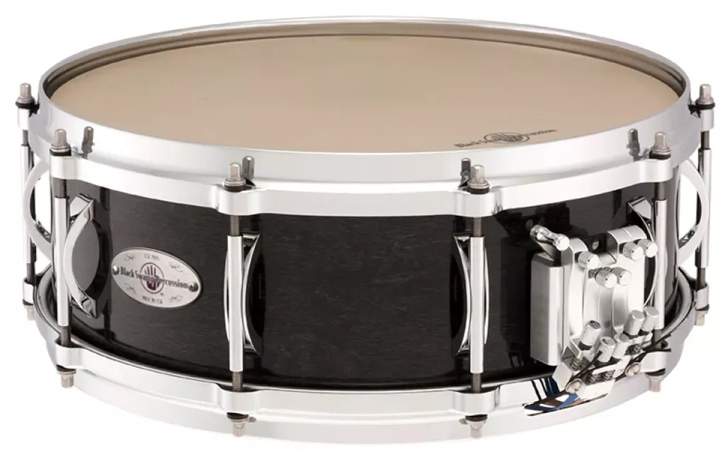 Black Swamp Multisonic MS514MD-CB 14x5" Maple Snare Drum, Black