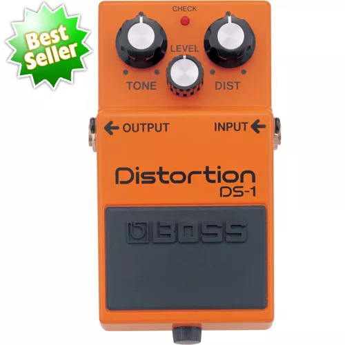boss-distortion-guitar-pedal-single-mode-ds-1 BOSS Distortion Guitar Pedal, Single Mode (DS-1)