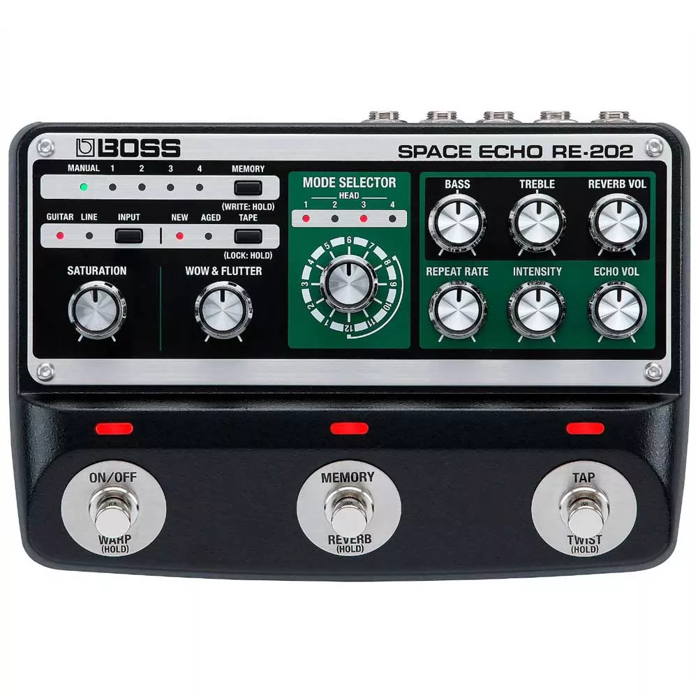 Boss RE-202Space Echo Delay and Reverb Effects Pedal