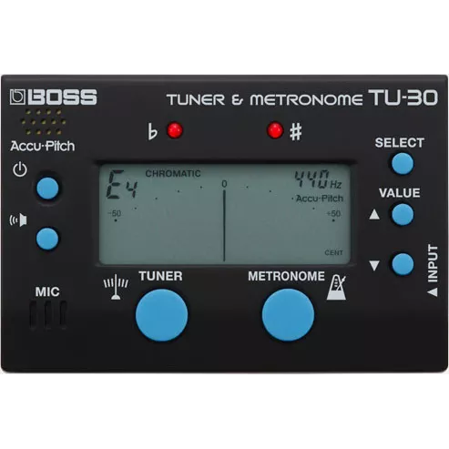 boss-tu-30-tuner-metronome BOSS TU-30 Tuner & Metronome