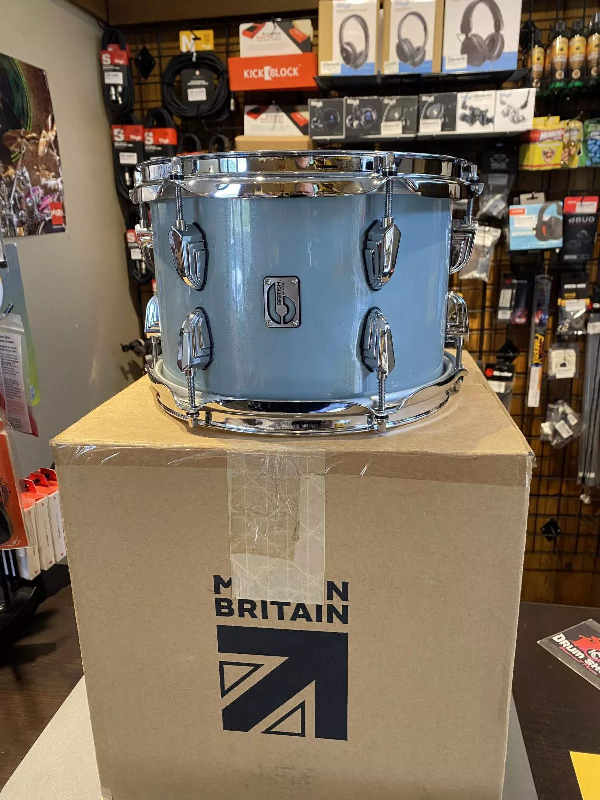 British Drum 10" tom in Legend Sky Blue