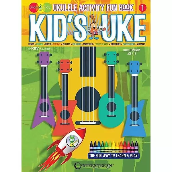 centerstream-publishing-00173015-kid-s-uke-ukulele-activity-fun-book Centerstream Publishing 00173015 Kid's Uke - Ukulele Activity Fun Book