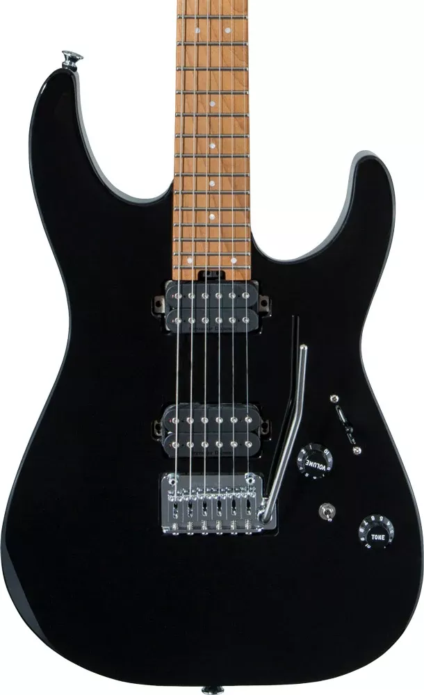 charvel-pro-mod-dk24-hh-2pt-cm-gloss-black Charvel Pro-Mod DK24 HH 2PT CM - Gloss Black