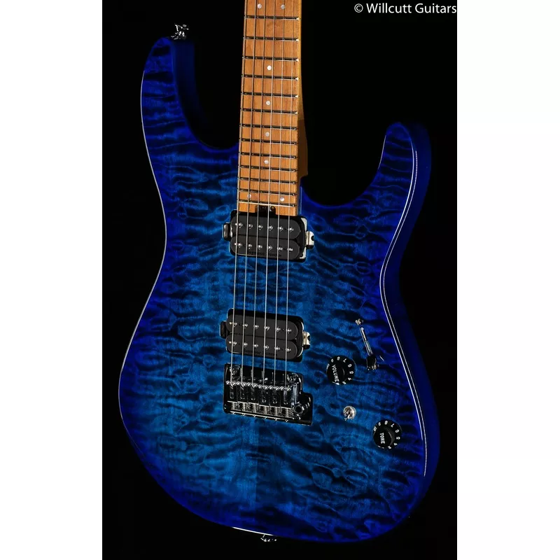 charvel-pro-mod-dk24-hh-2pt-cm-qm-chlorine-burst Charvel Pro-Mod DK24 HH 2PT CM QM - Chlorine Burst
