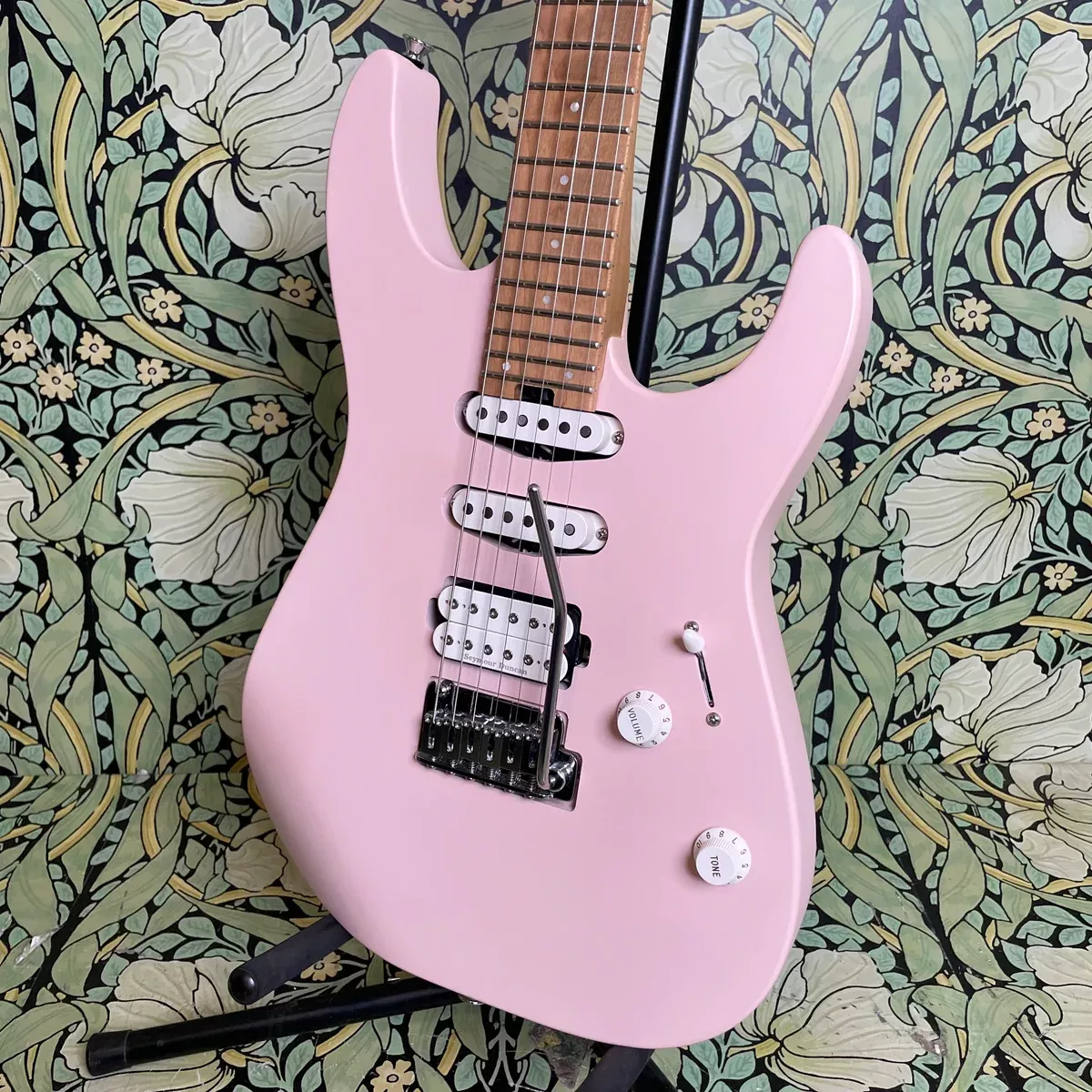 charvel-pro-mod-dk24-hss-satin-shell-pink Charvel Pro Mod DK24 HSS Satin Shell Pink