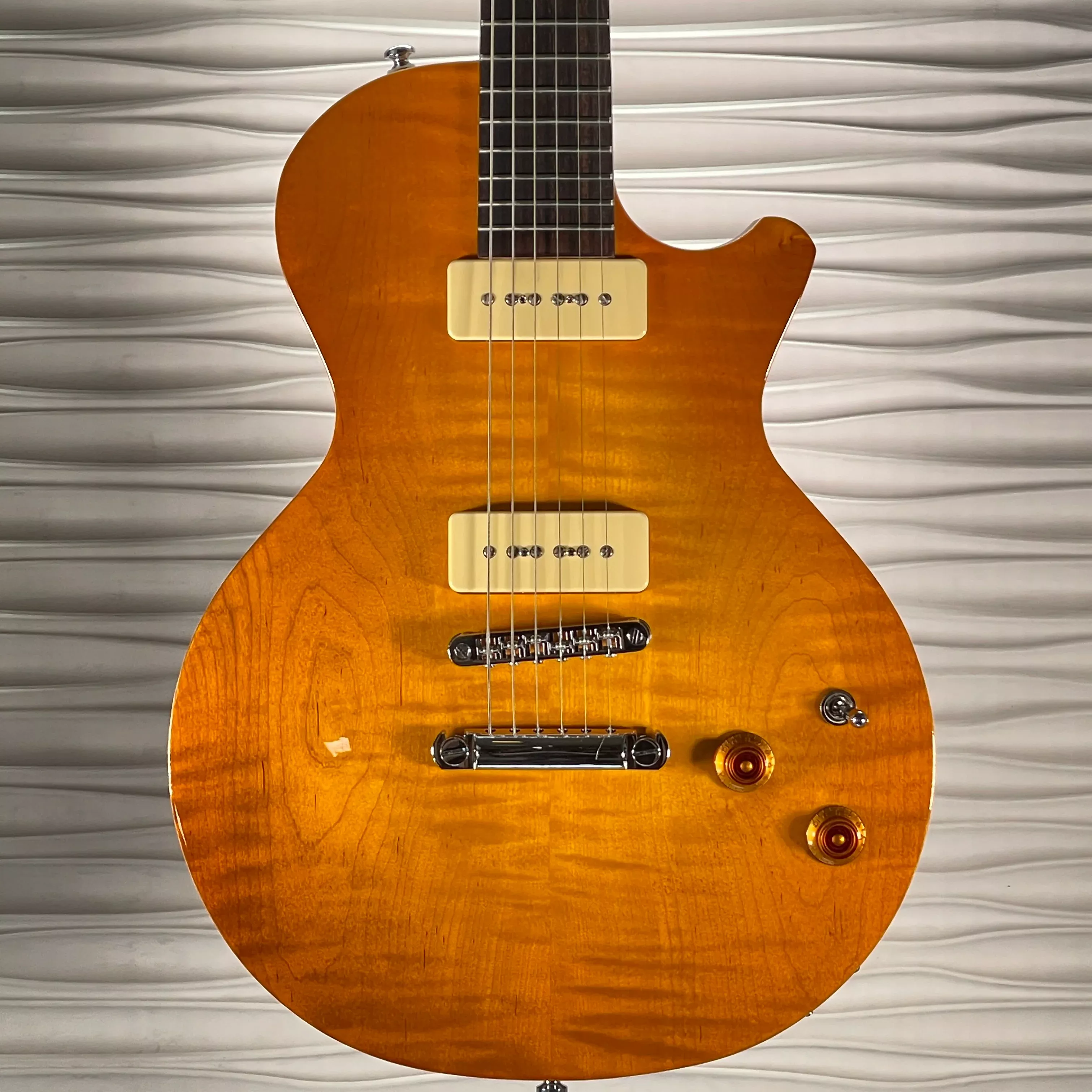cmg-guitars-ashlee-electric-guitar-w-p-90-s-georgia-honey CMG Guitars Ashlee Electric Guitar w/ P-90's - Georgia Honey