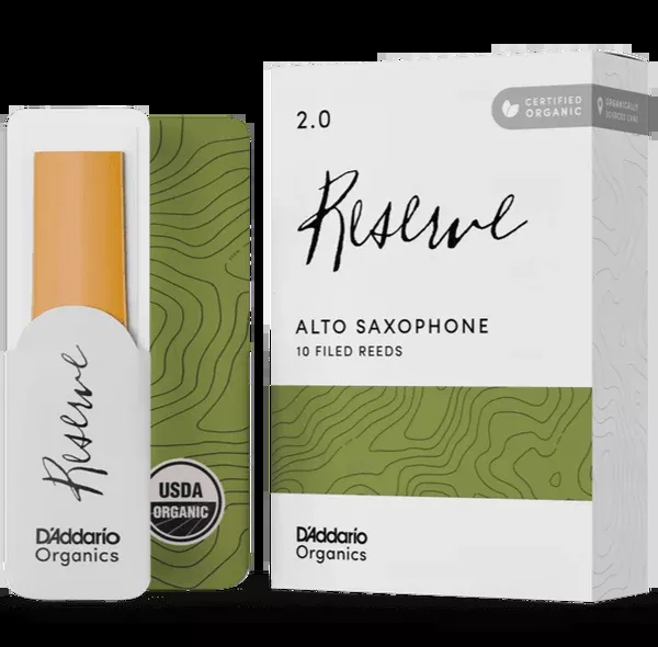 D'ADDARIO DJR1020 #2 Reserve Alto Sax Reeds, Box of 10