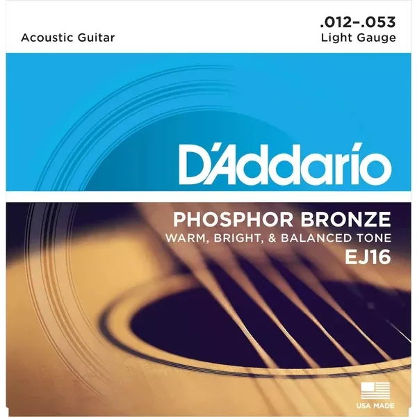 d-addario-ej16-light-acoustic-guitar-strings D'ADDARIO EJ16 Light Acoustic Guitar Strings