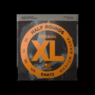 D'Addario ENR72 Half-Round 50-105 Medium / Long Scale Electric Bass Set
