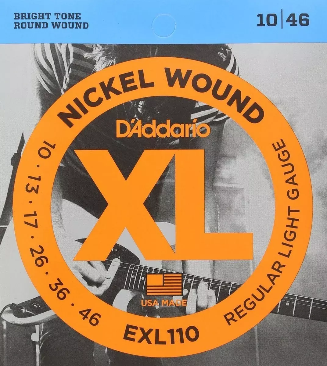 d-addario-exl110-regular-light-electric-guitar-string-set-10-46 D'Addario EXL110 Regular Light Electric Guitar String Set, 10-46