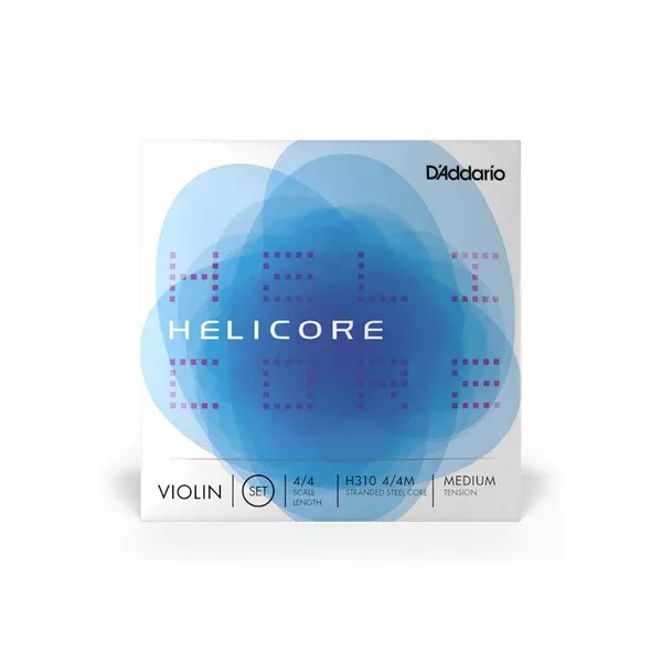 d-addario-h31044m-helicore-violin-string-set-4-4-scale-medium-tension D'ADDARIO H31044M Helicore Violin String Set, 4/4 Scale, Medium Tension