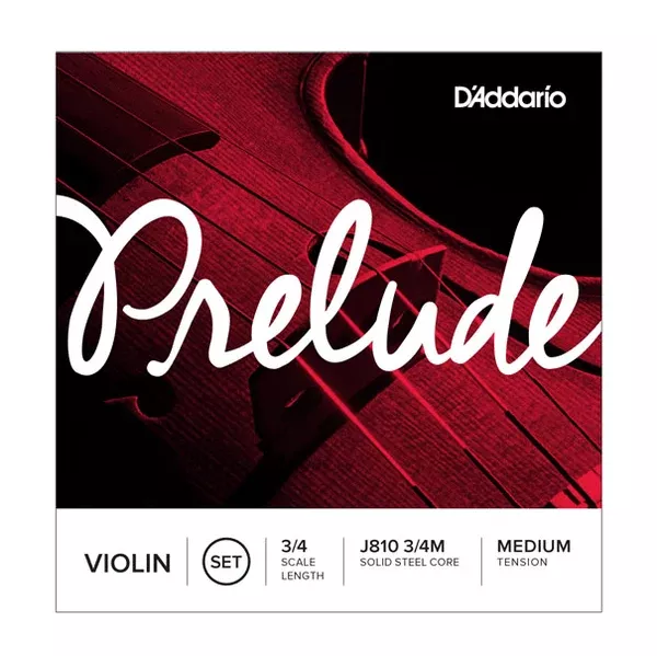 d-addario-j81034m-3-4-prelude-violin-string-set D'ADDARIO J81034M 3/4 Prelude Violin String Set