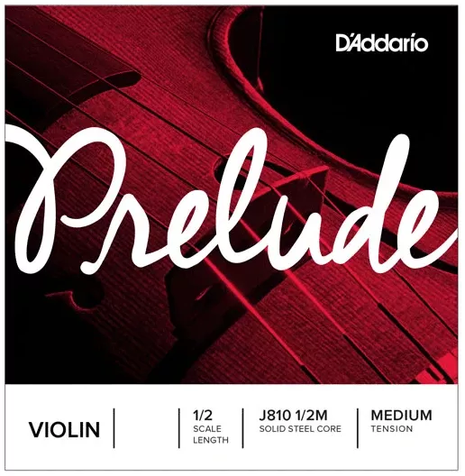 D'ADDARIO J81312M 1/2 Prelude Violin D String, Medium Tension