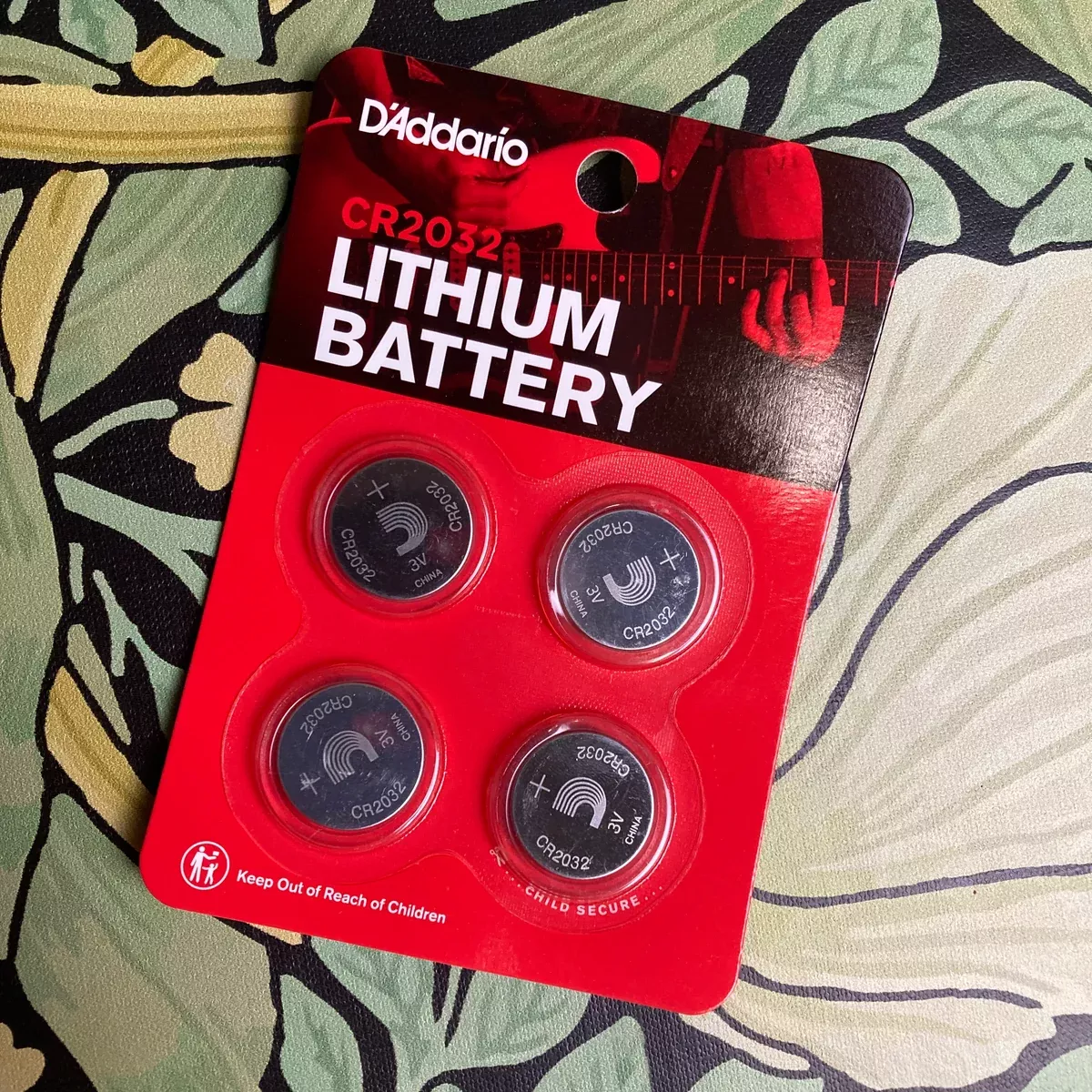 d-addario-lithium-cr2032-battery-4-pack D'addario Lithium CR2032 Battery 4-Pack