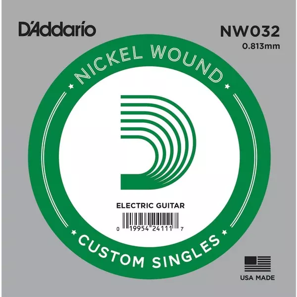 d-addario-nw032-032-single-xl-nickel-wound-string D'ADDARIO NW032 .032 Single XL Nickel Wound String