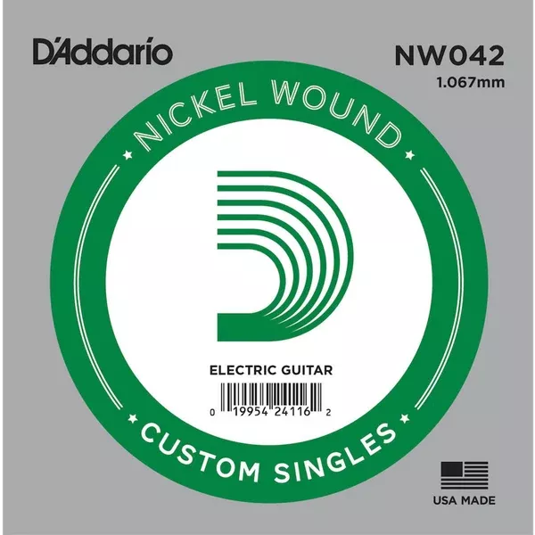 d-addario-nw042-042-single-xl-nickel-wound-string D'ADDARIO NW042 .042 Single XL Nickel Wound String