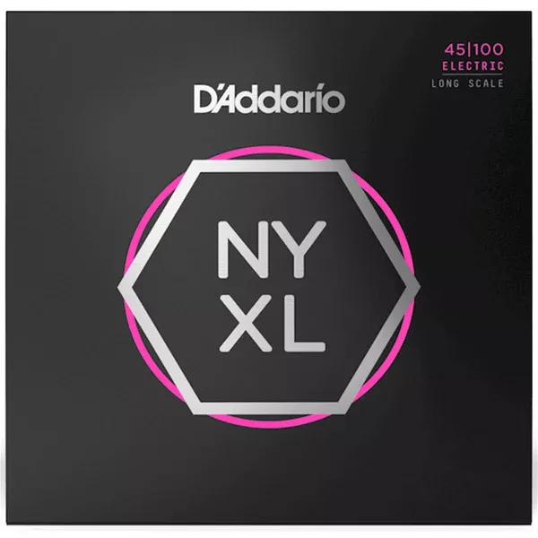 D'ADDARIO NYXL45100 NYXL 4 String Bass Strings Long Scale, Regular Light 45-100